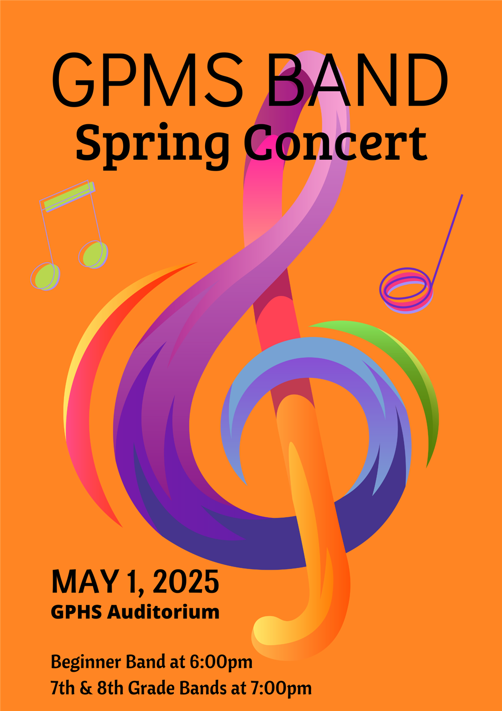  GPMS Band Spring Concert 